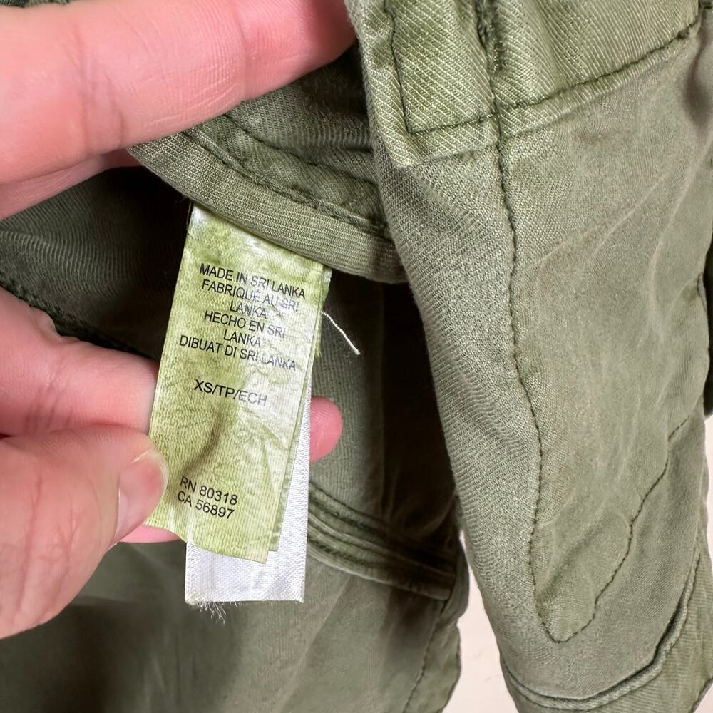 Lucky Brand Utility Jacket Womens Size XS Military Cargo Gorpcore Safari Outdoor - Picture 10 of 14